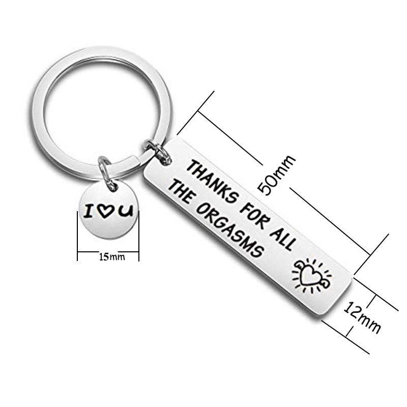 Stainless Steel Long Keychain Long Keychain